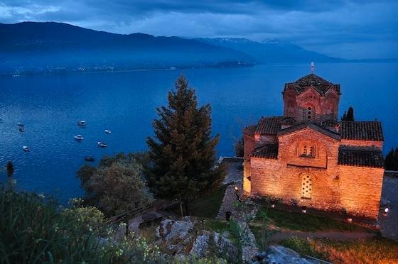 St. John Kaneo Church, overlooking Lake Ochrid, Macedonia